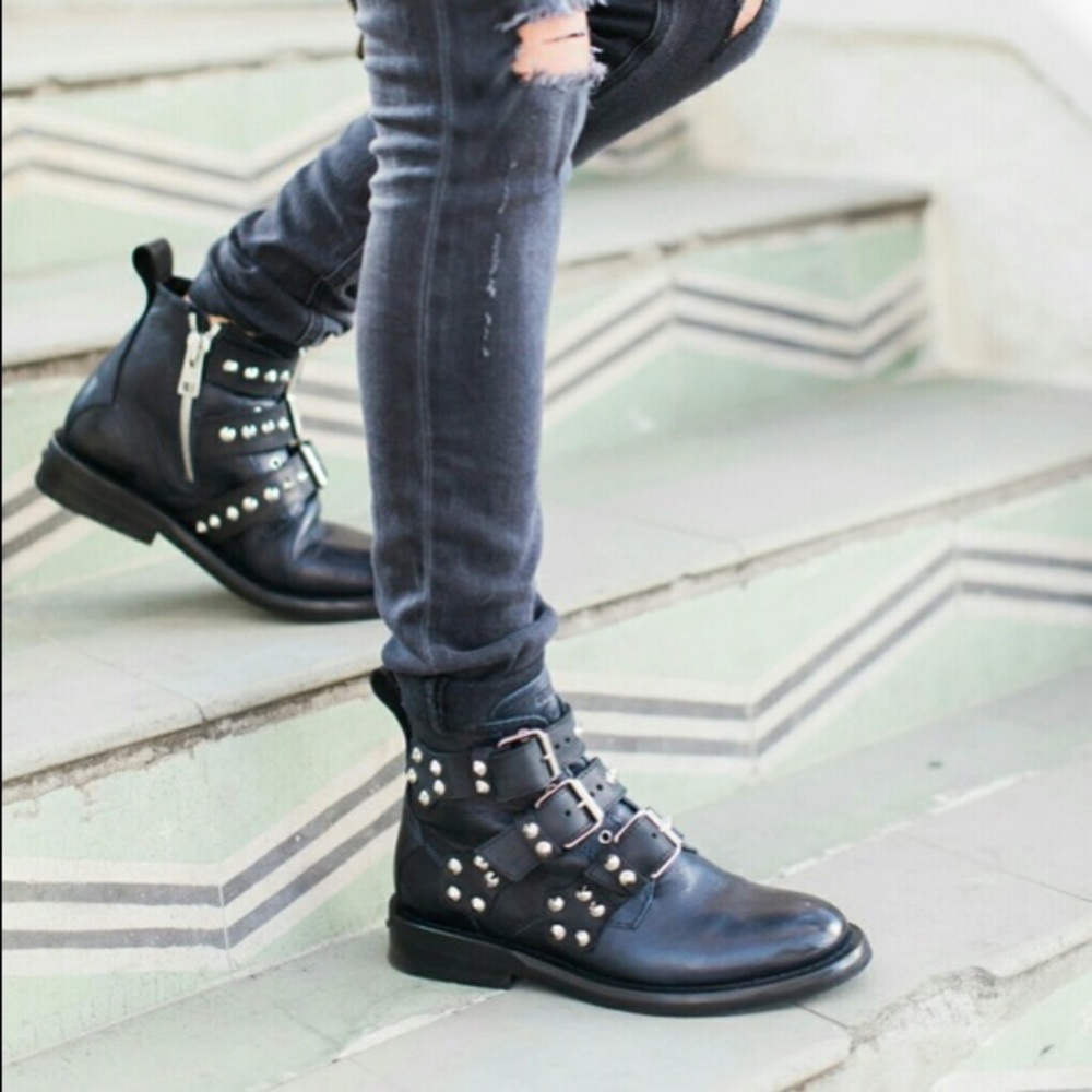 Zadig & Voltaire buckle boots